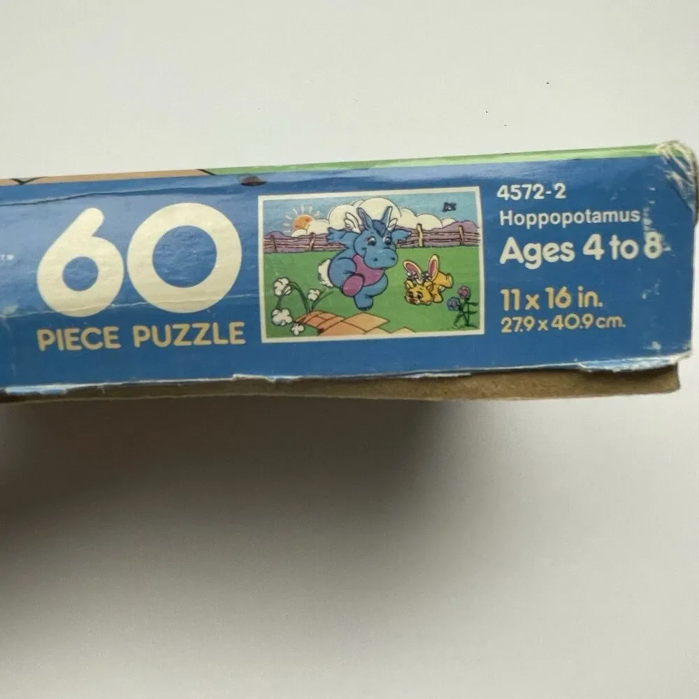 Milton Bradley Vintage Puzzle Disney's The Wuzzles 60 Piece Complete 1985